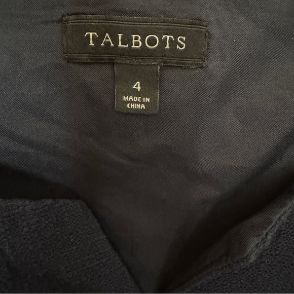 Talbots Embroidered Sequin Fish Sheath Dress Size 4 - Picture 9 of 10